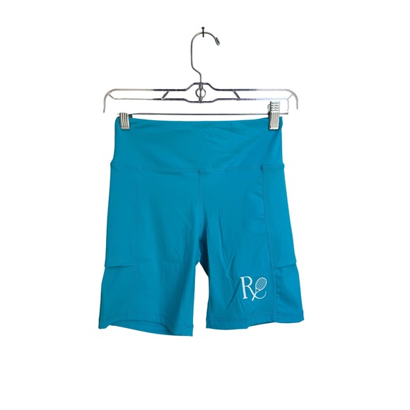 Farmer's Market Global Pants - Farmer's Market Global Ball Pocket Biker Shorts /‎ Mykonos Blue Size XS